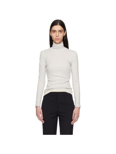 FLORE FLORE Gray Dinah Turtleneck