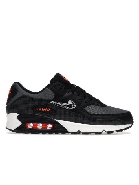 Nike Air Max 90 3D Swoosh Black Grey Orange