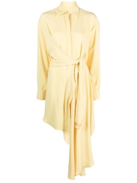 VIKTOR & ROLF draped asymmetric shirtdress