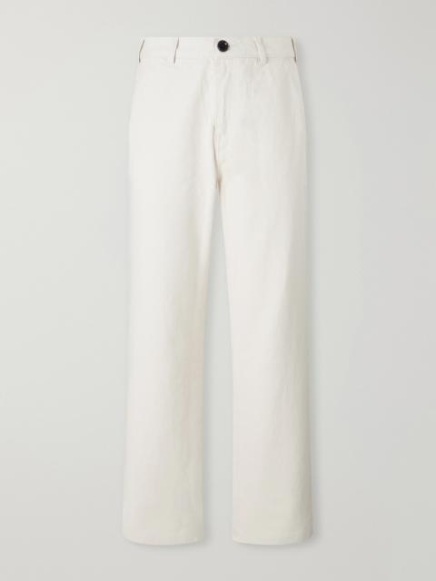 Oliver Spencer Straight-Leg Organic Cotton-Twill Trousers