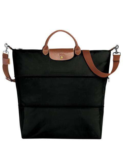 Longchamp Le Pliage Original Travel bag expandable Black - Recycled canvas