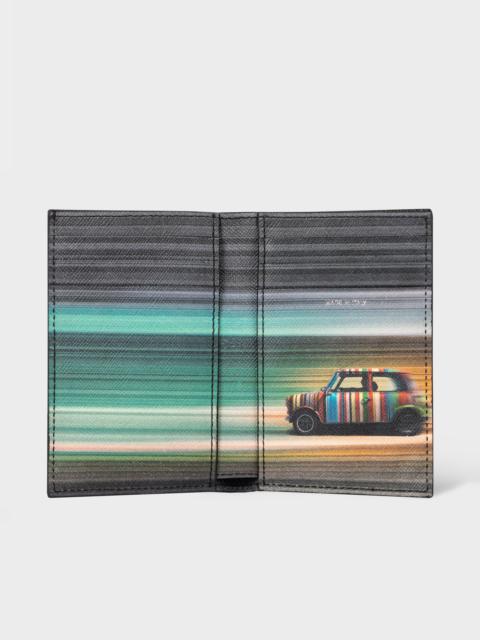 Paul Smith Black 'Mini Blur' Interior Credit Card Wallet