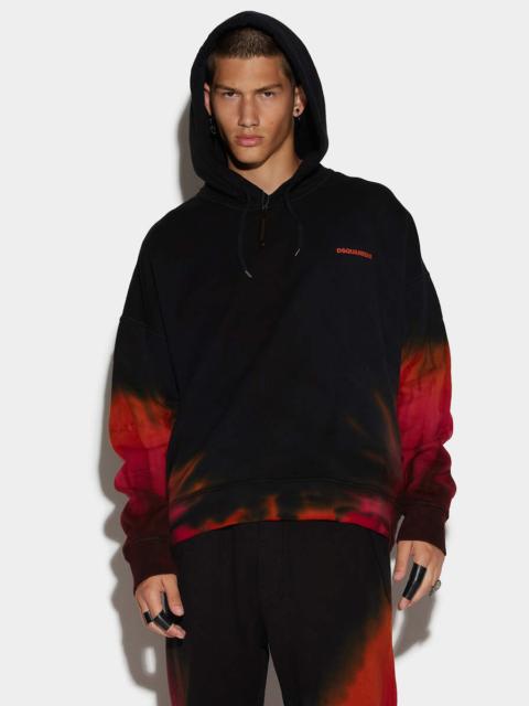 D2 FLAMEN TIE&DYED K2 OVER HOODIE