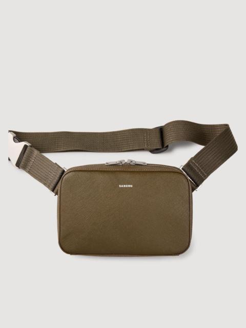 Sandro SMALL RECONSTITUED LEATHER BAG
