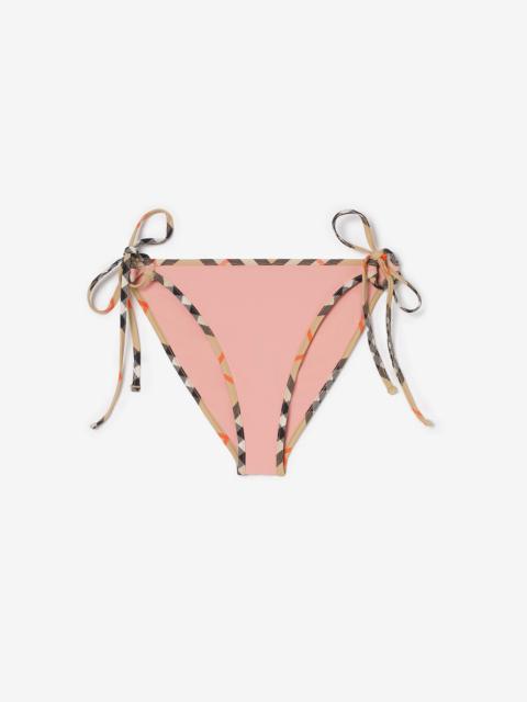 Burberry Check Trim Bikini Briefs