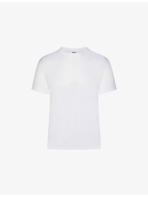 SKIMS Crewneck short-sleeve cotton-jersey T-shirt