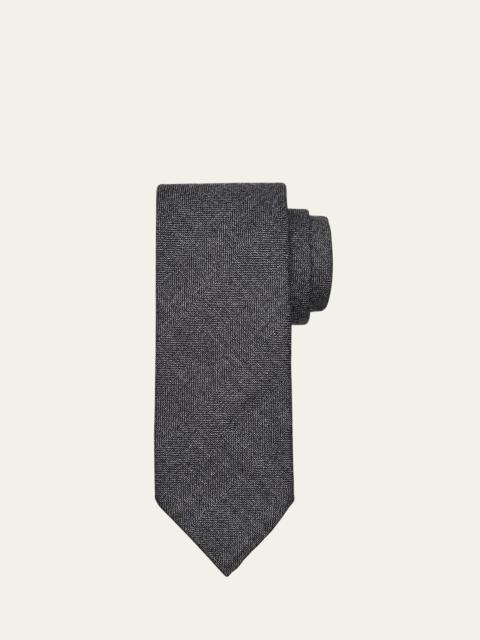 Brioni Men's Multi Textured Wool Tie