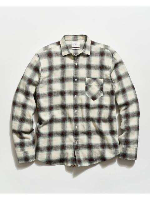 Billy Reid Hemp Cotton Dobby Plaid John T Shirt