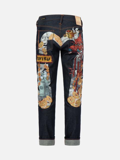 EVISU 2023 LIMITED EDITION “YEAR OF THE RABBIT” CARROT-FIT DENIM JEANS #2017