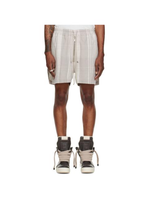 Rick Owens Gray Tower Bela Boxers Shorts