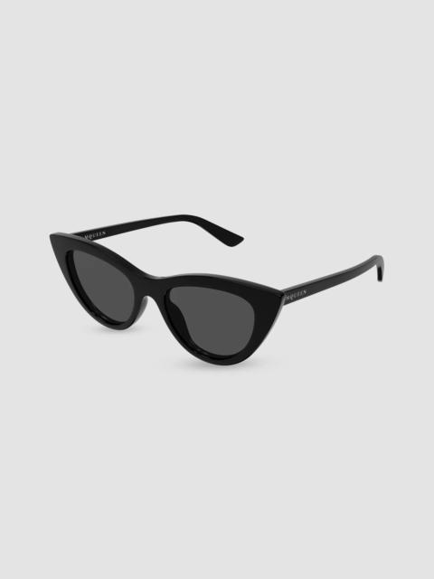 Alexander McQueen Women's Logo 53MM Spike Cat-Eye Sunglasses - Black