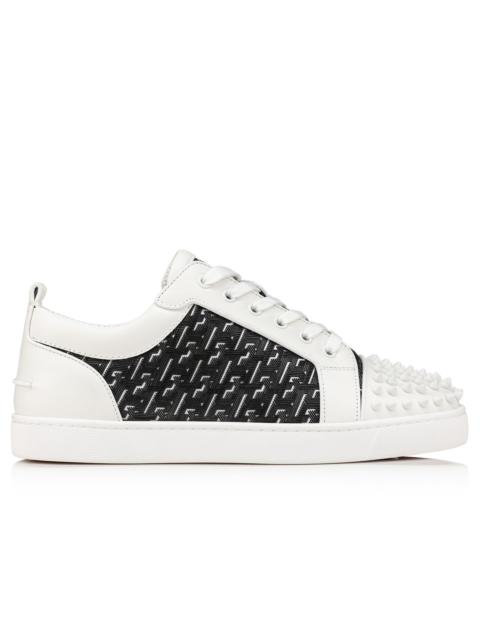 Louis junior spike glitter low trainers Christian Louboutin Black