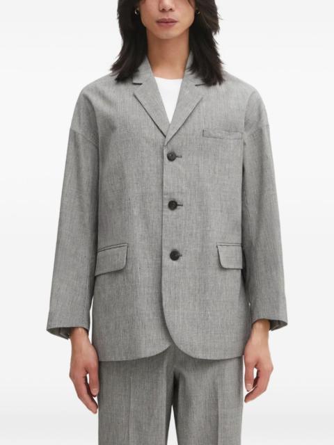 visvim micro-check notched-lapels suit