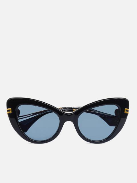 Vivienne Westwood Vivienne Westwood Women's Cat Eye Sunglasses - Gloss Solid Black