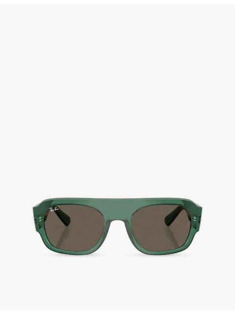 Ray-Ban RB2218 Irregular Acetate Sunglasses