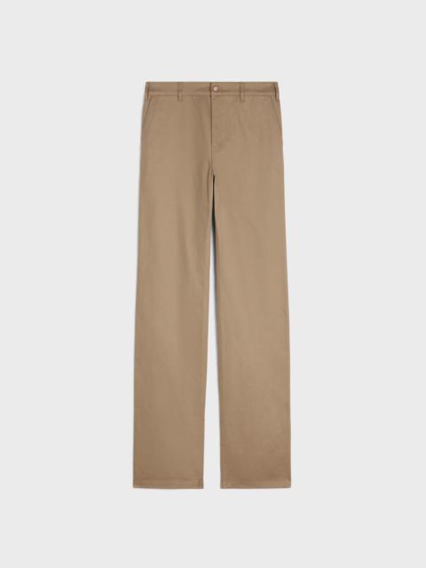 CELINE straight chinos in twill