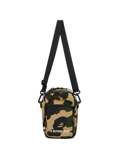 A BATHING APE® Beige 1st Camo Mini Shoulder Satchel