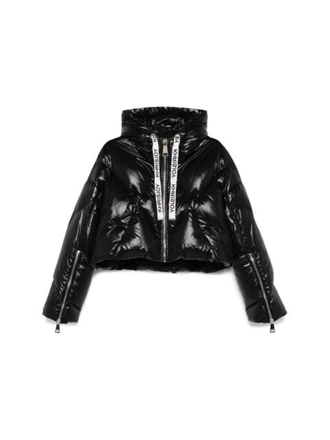 Khrisjoy Khris cropped shiny jacket