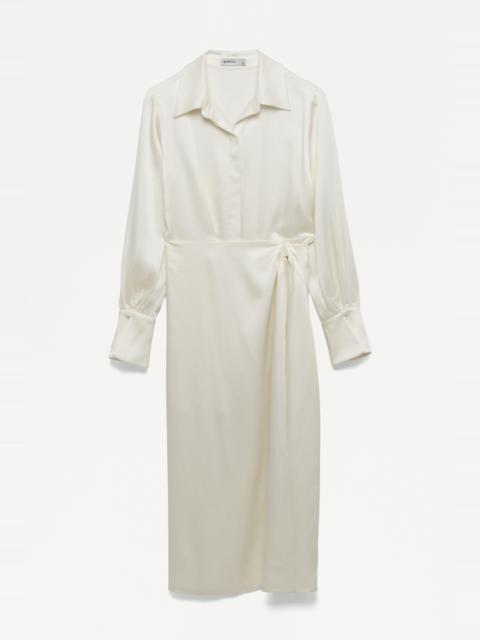 Simkhai Laurette cape long dress - White