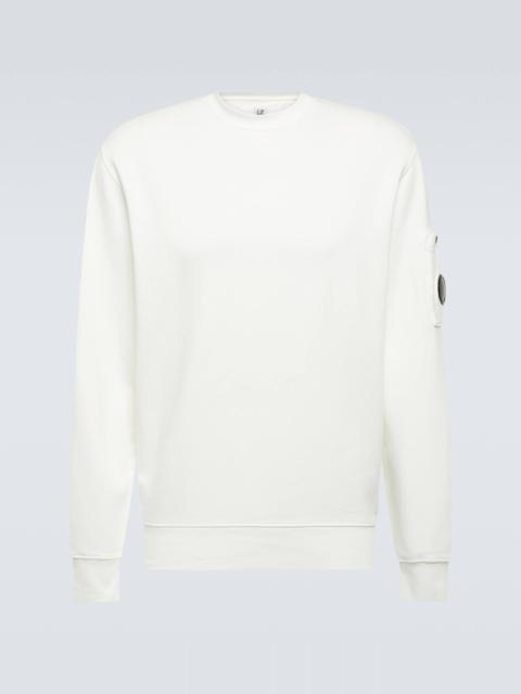 Lens cotton fleece sweatshirt