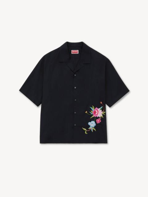 KENZO 'KENZO Wildflower' haiwaiian short sleeve shirt in cotton poplin