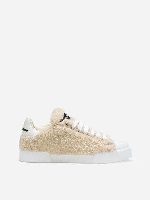 Faux fur Portofino sneakers