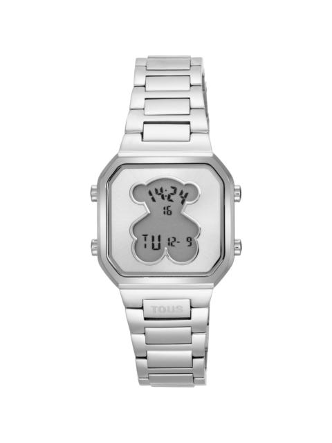 TOUS Digital Watch with stainless steel bracelet TOUS D-BEAR MINI