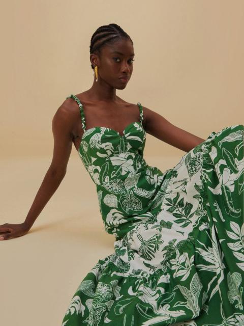 Forest Soul Mix Midi Dress