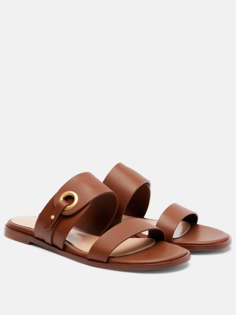 Leather sandals