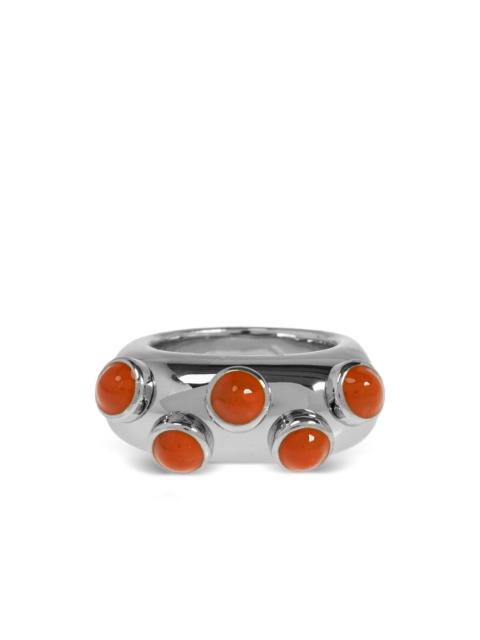 Marni cabochon-embellished brass ring