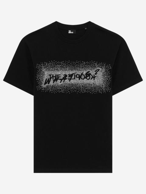 The Kooples WHAT IS BLACK RHINESTONE T-SHIRT