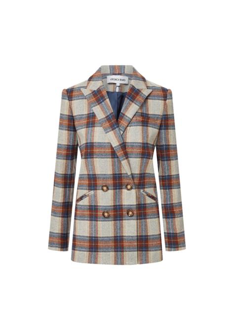 VERONICA BEARD ORIA PLAID DICKEY JACKET