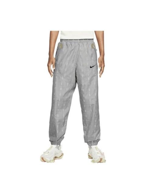 Nike Nike ISPA Series Adjustable Drawstring Design Casual Breathable Sports Long Pants Large Gray CZ3189-
