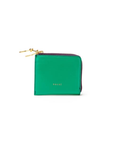 sacai Bicolor Half Wallet