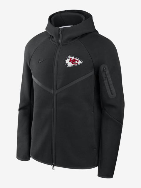 Nike Kansas City Chiefs Tech Fleece Windrunner Men's Nike NFL Full-Zip Hooded Jacket