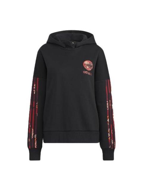 adidas (WMNS) adidas Neo CNY Hoodies 'Black' HM7482