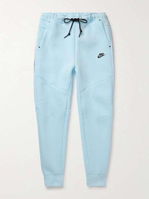 Nike Slim-Fit Tapered Logo-Print Cotton-Blend Tech Fleece Sweatpants