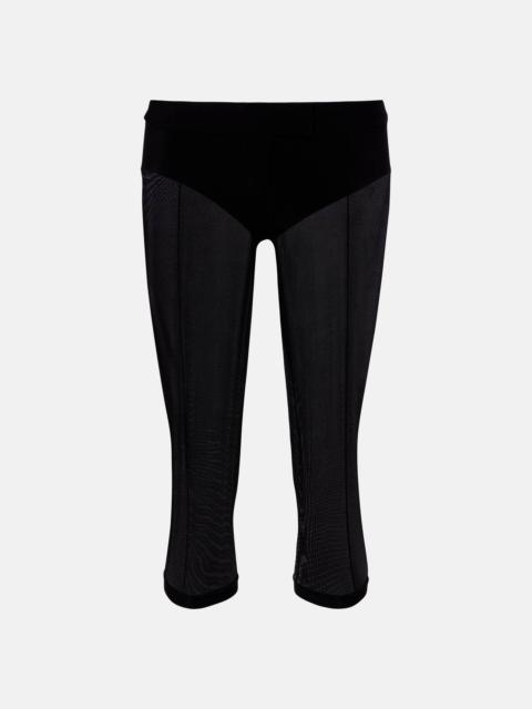 MAGDA BUTRYM Skinny capri pants and briefs set