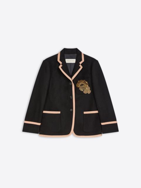 Dries Van Noten EMBROIDERED WOOL BLAZER