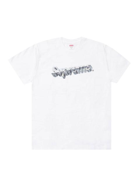 Supreme Chrome Logo Tee 'White'