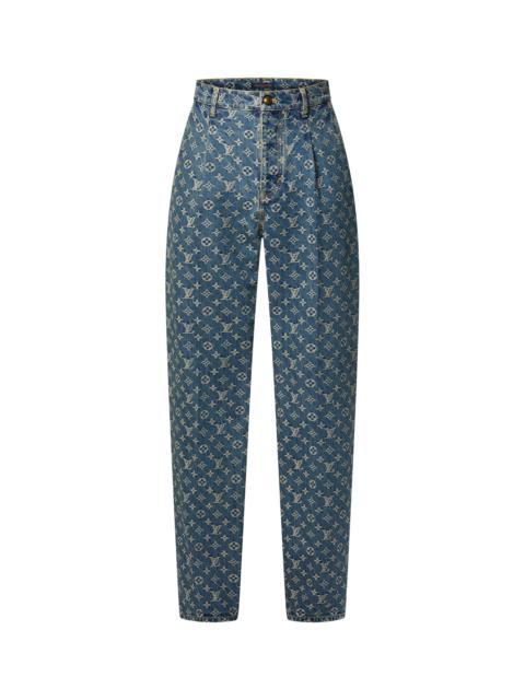 Louis Vuitton Monogram Denim Tailored Pants