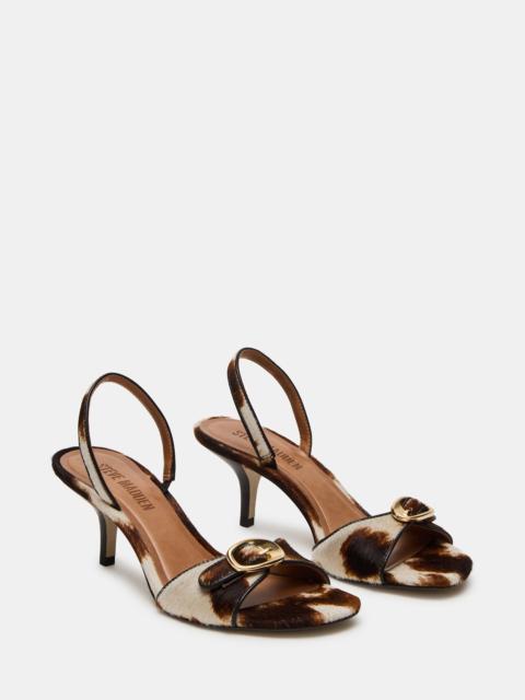 STEVE MADDEN HENRIETTA BROWN COW PRINT