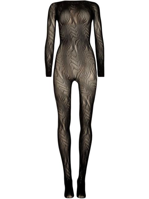 Wolford Snake Net catsuit