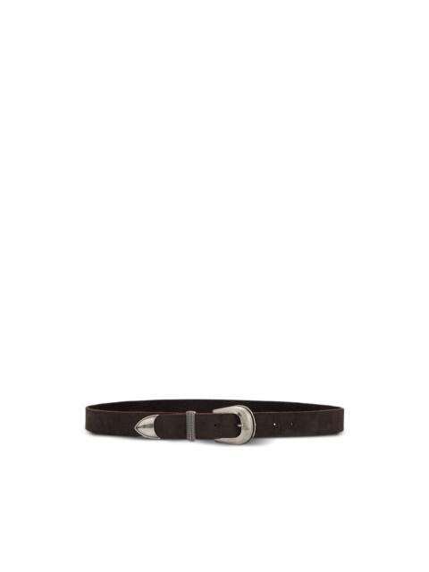 Roberto Cavalli engraved-buckle belt