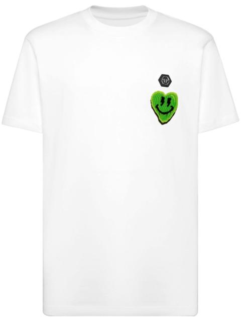 PHILIPP PLEIN smile-print cotton T-shirt