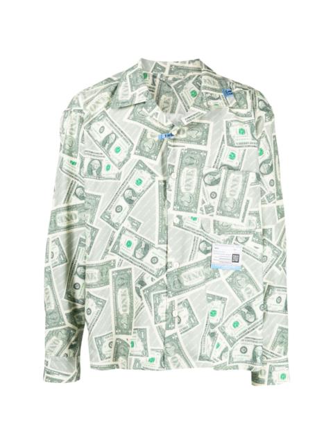 Maison MIHARAYASUHIRO Dollar Bill long-sleeve shirt