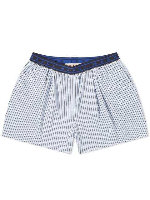 Marni Marni Logo Shorts
