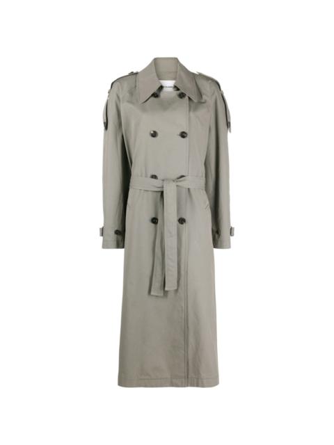 LOW CLASSIC cotton-blend canvas trench coat