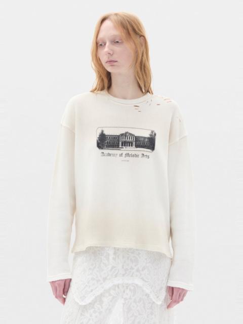 Ann Demeulemeester Nikita Relax Fit Long Sleeve Boxy T-Shirt