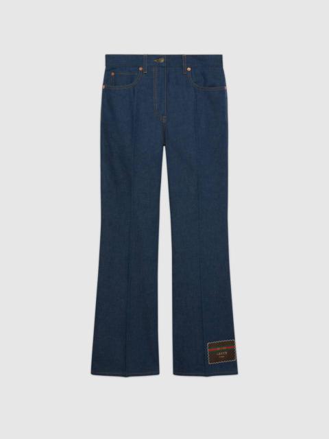 GUCCI Denim pant with Gucci Boutique